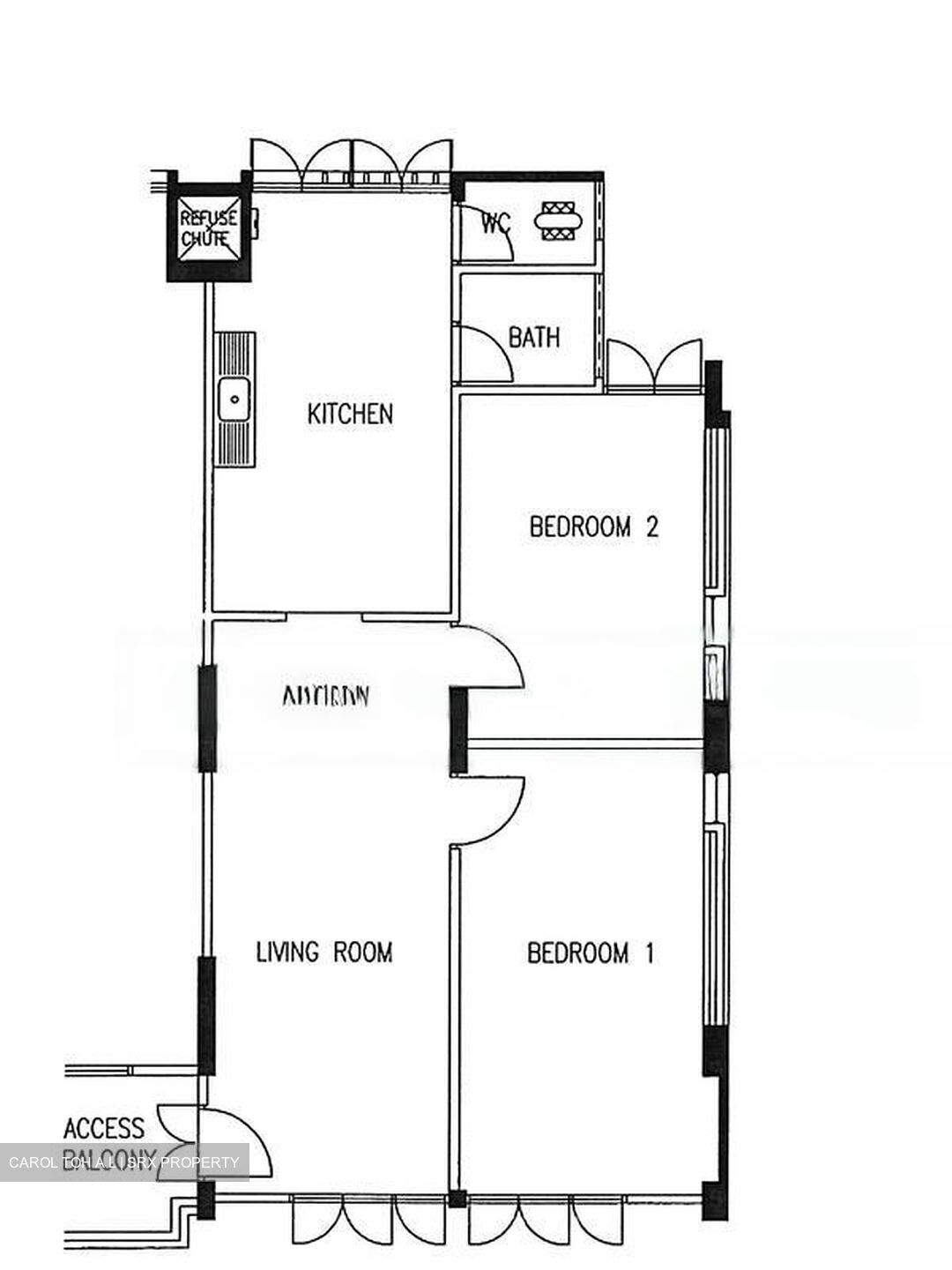 Blk 174 Kebun Baru Link 1 (Ang Mo Kio), HDB 3 Rooms #504557341